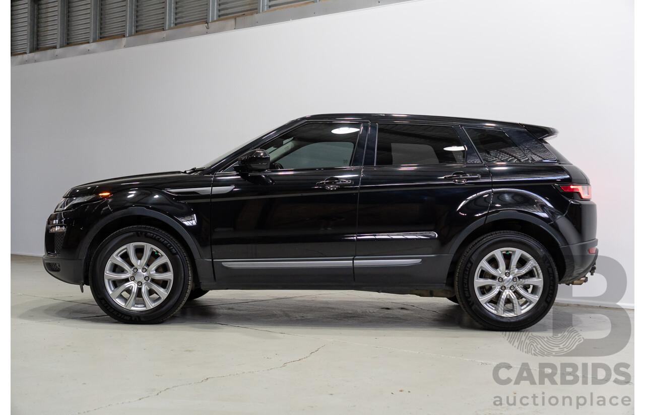 03/2019 Range Rover Evoque TD4 SE (AWD) LV MY19 5d Wagon Ebony Black Turbo Diesel 2.0L