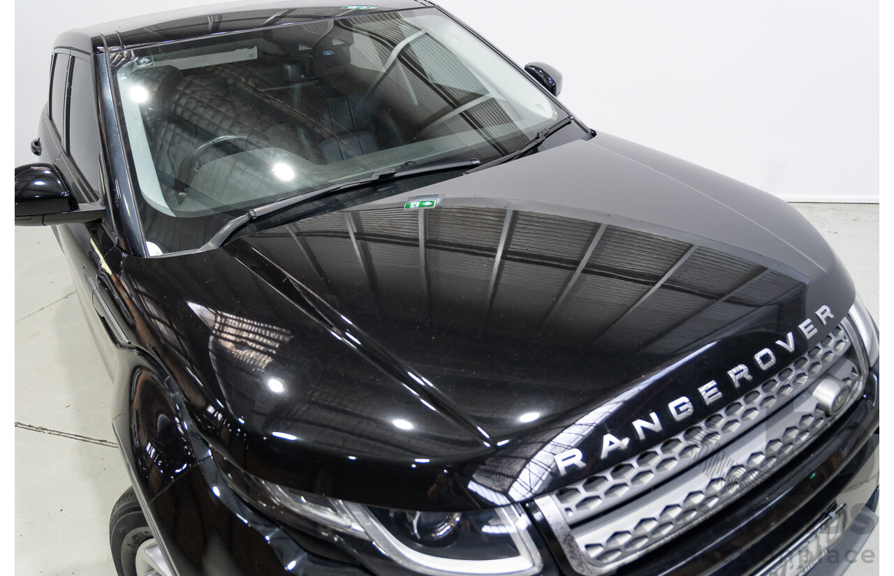 03/2019 Range Rover Evoque TD4 SE (AWD) LV MY19 5d Wagon Ebony Black Turbo Diesel 2.0L