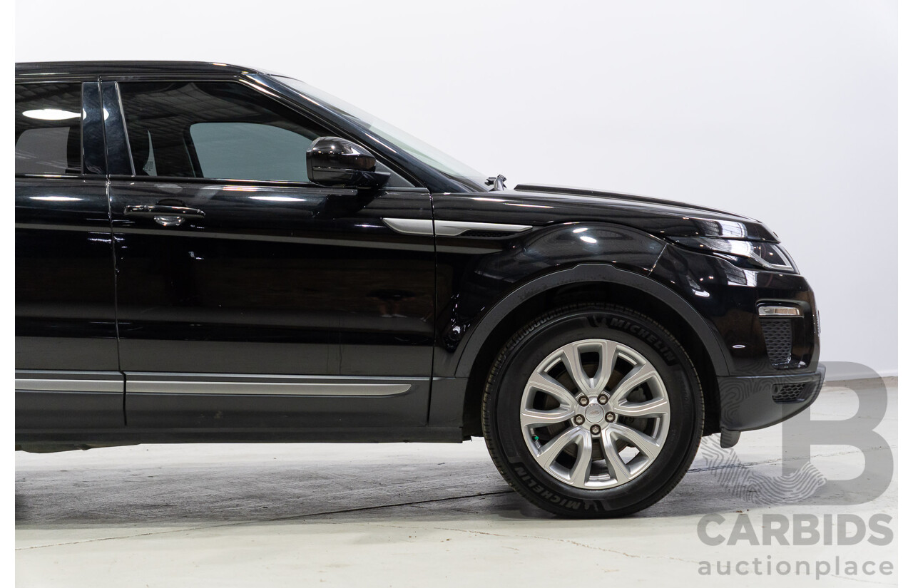 03/2019 Range Rover Evoque TD4 SE (AWD) LV MY19 5d Wagon Ebony Black Turbo Diesel 2.0L