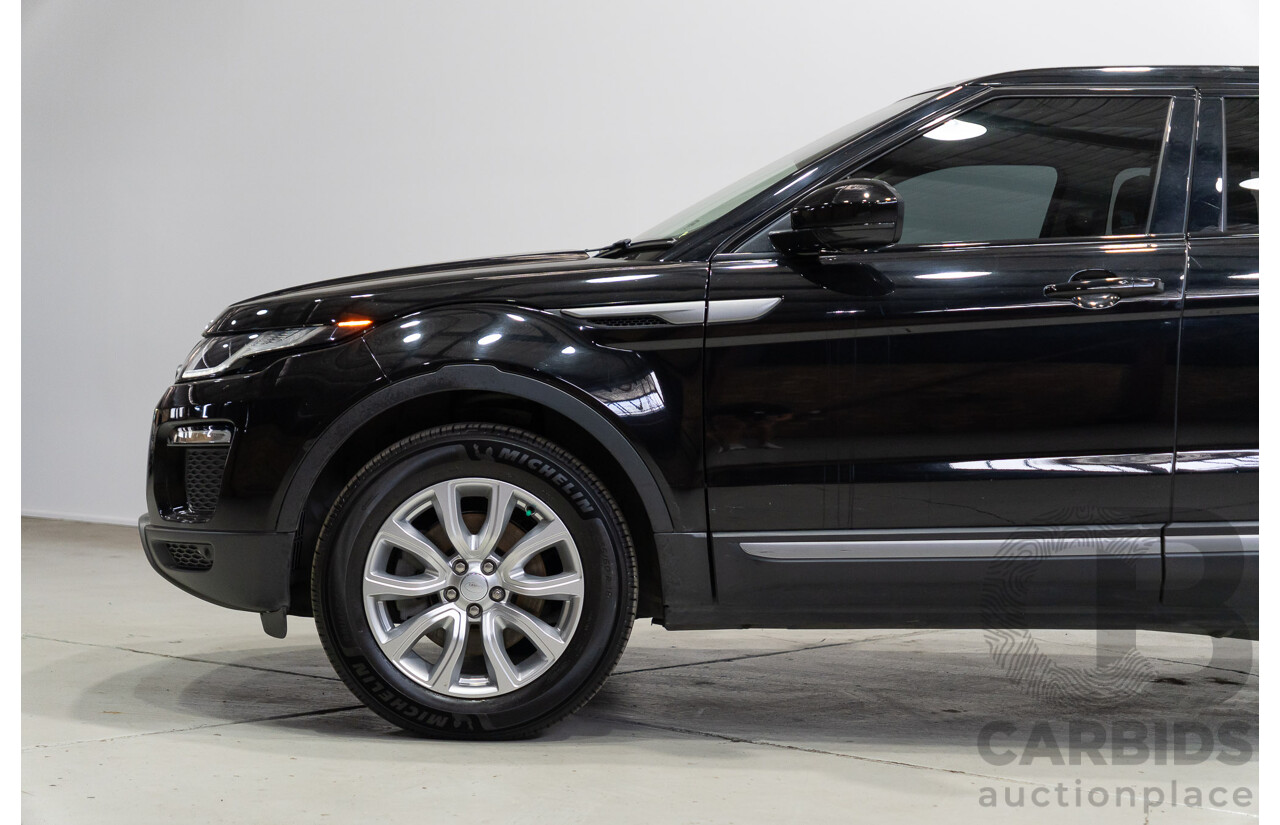 03/2019 Range Rover Evoque TD4 SE (AWD) LV MY19 5d Wagon Ebony Black Turbo Diesel 2.0L