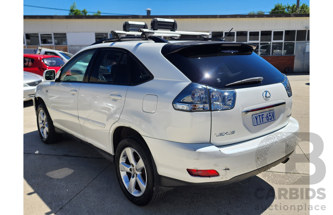 11/2004 Lexus Rx330 Sports MCU38R 4d Wagon White 3.3L