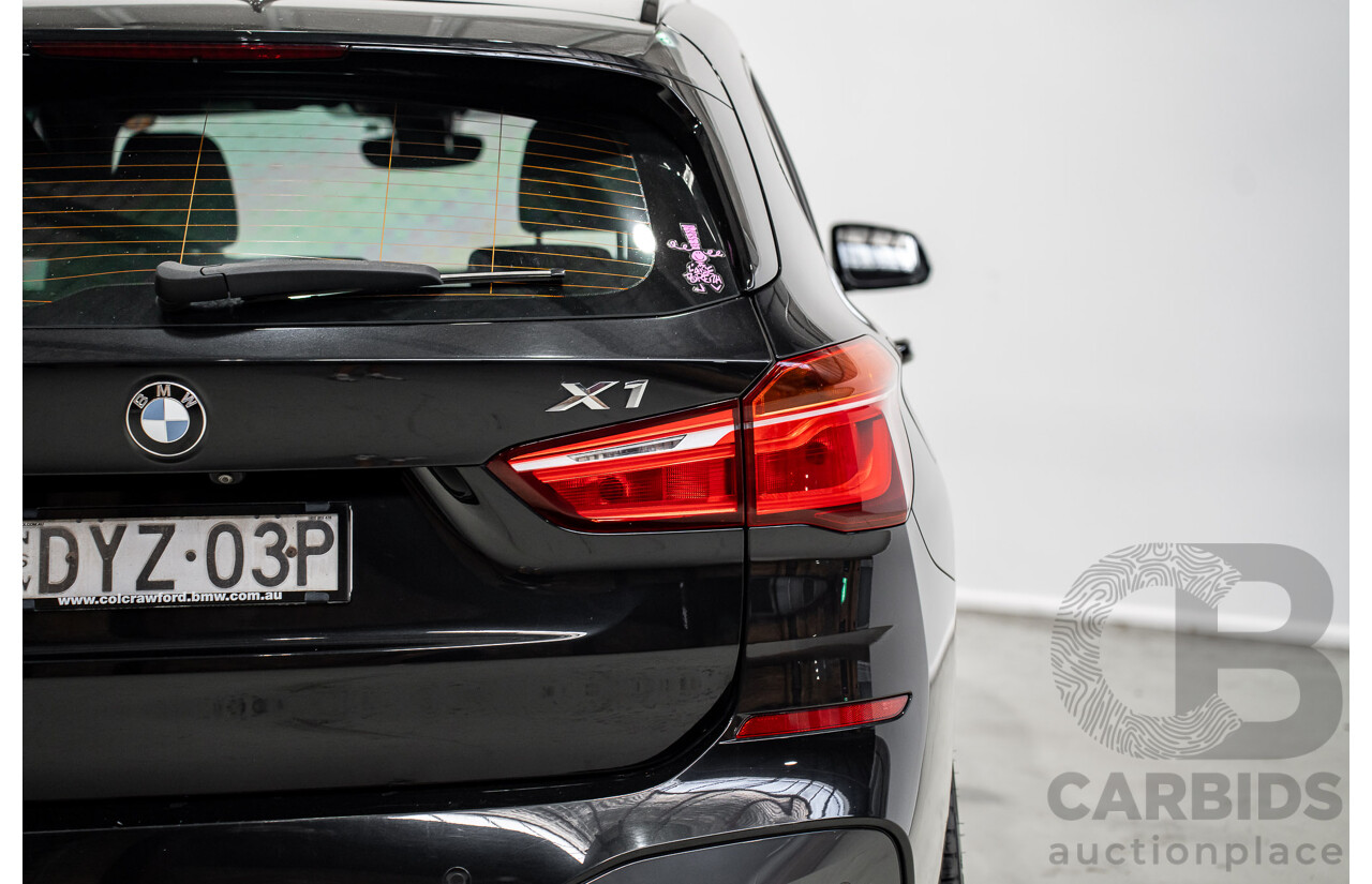 07/2018 BMW X1 SDrive 18d F48 M-Sport Pack 4d Wagon Black Sapphire Metallic Turbo Diesel 2.0L