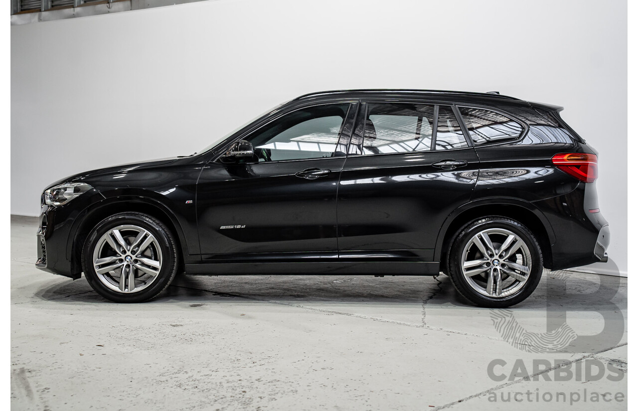 07/2018 BMW X1 SDrive 18d F48 M-Sport Pack 4d Wagon Black Sapphire Metallic Turbo Diesel 2.0L