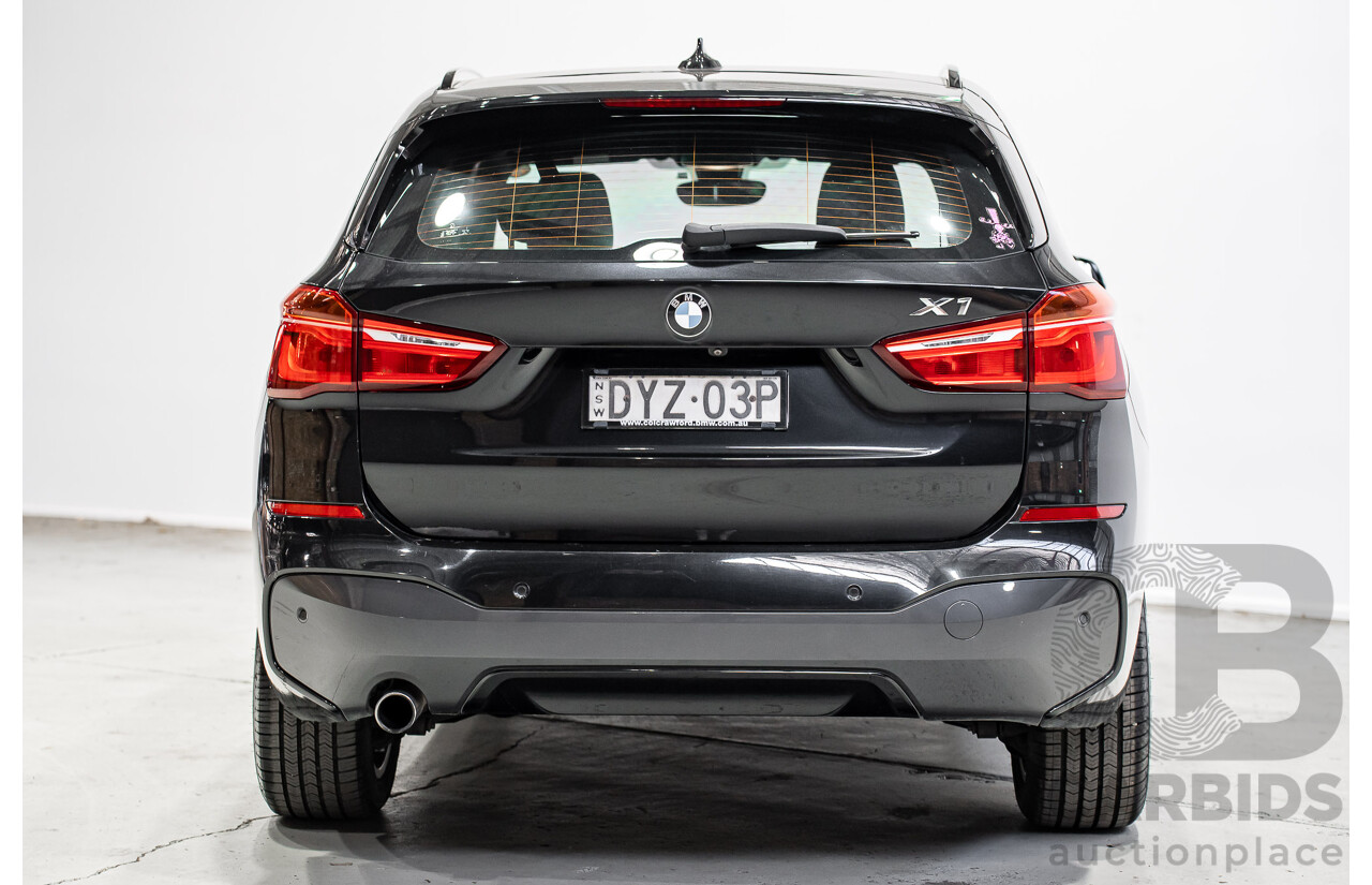 07/2018 BMW X1 SDrive 18d F48 M-Sport Pack 4d Wagon Black Sapphire Metallic Turbo Diesel 2.0L