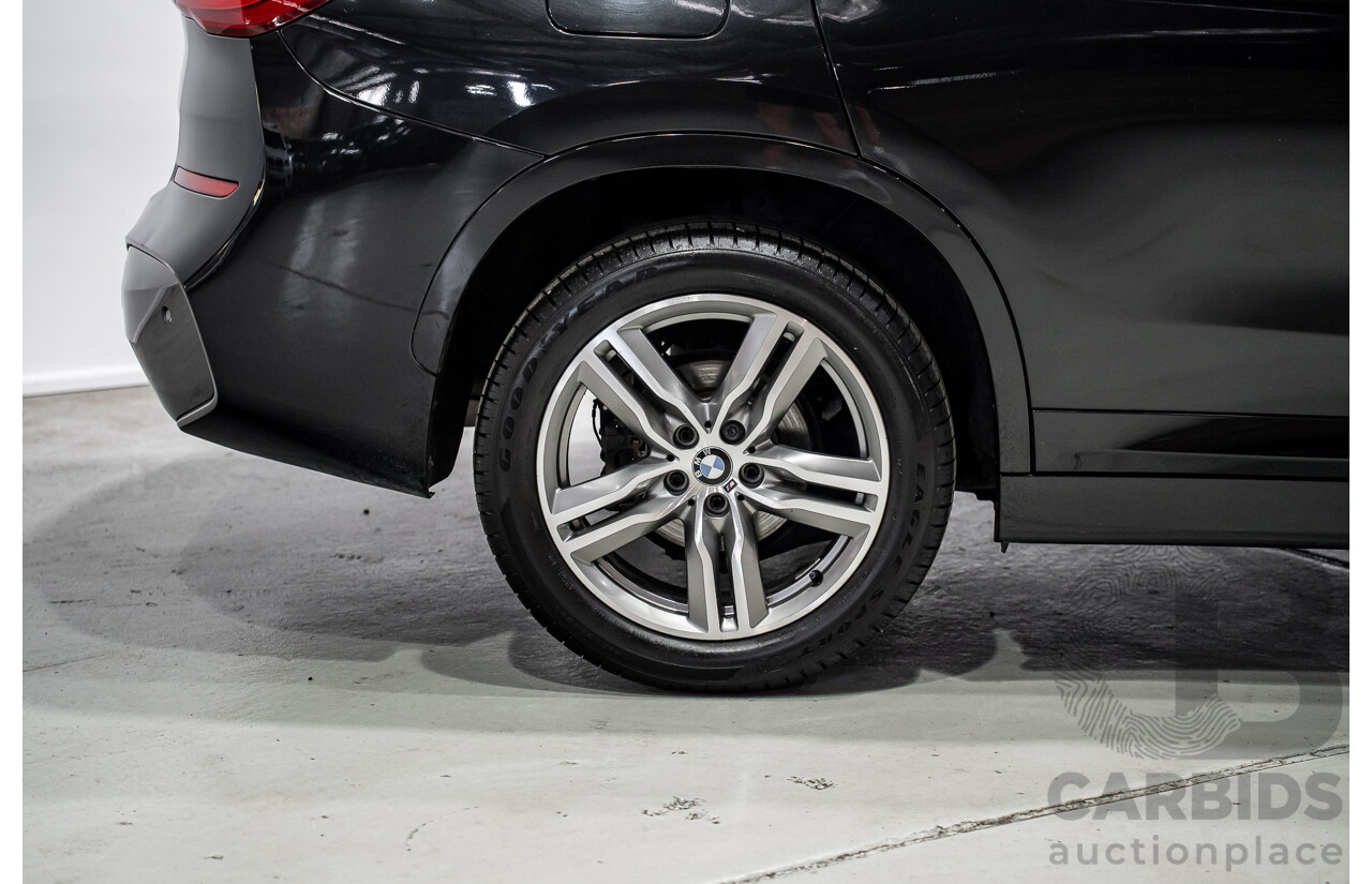 07/2018 BMW X1 SDrive 18d F48 M-Sport Pack 4d Wagon Black Sapphire Metallic Turbo Diesel 2.0L