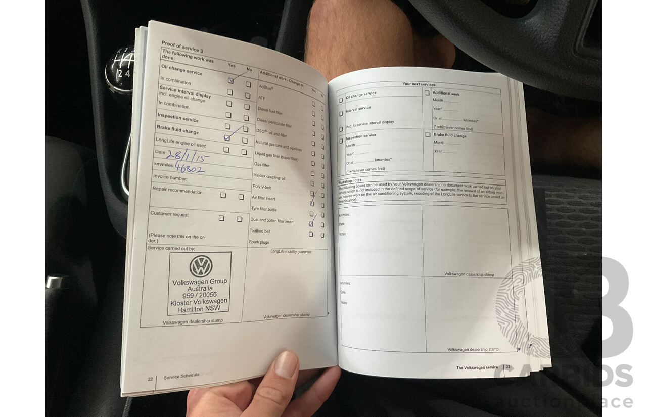 03/2012 Volkswagen Golf 77 TSI 1K MY12 5d Hatchback White 1.2L