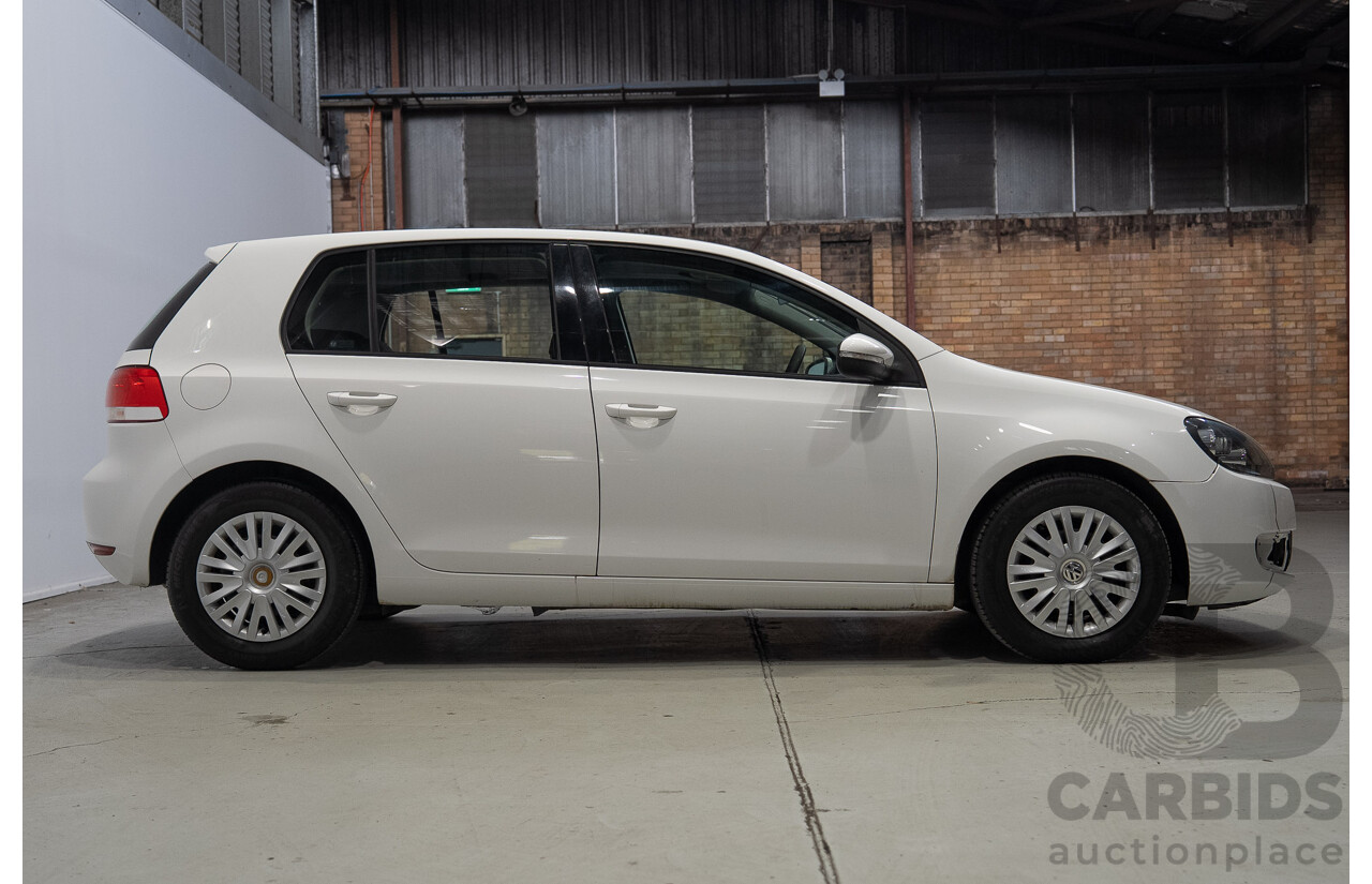 03/2012 Volkswagen Golf 77 TSI 1K MY12 5d Hatchback White 1.2L