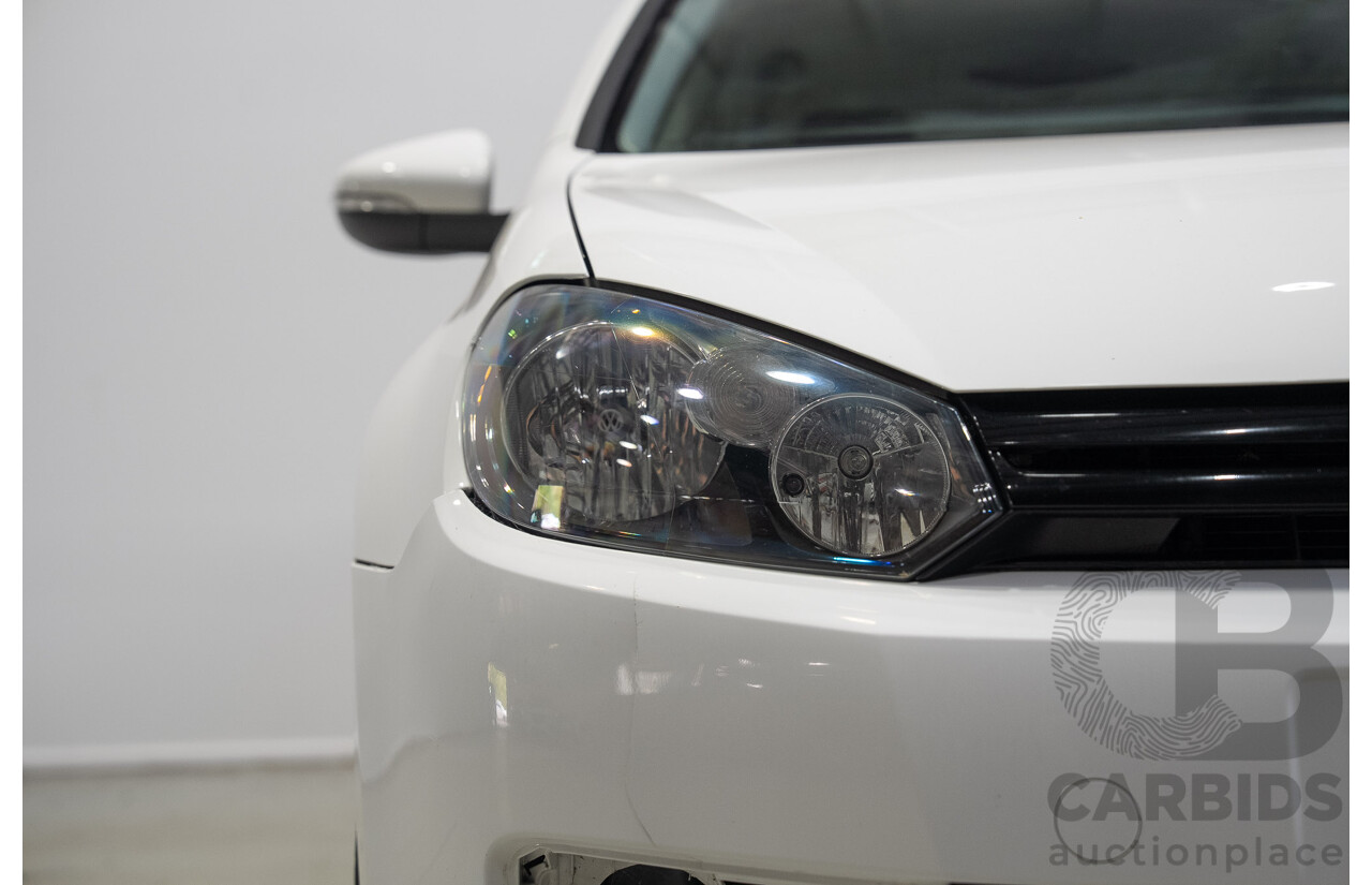 03/2012 Volkswagen Golf 77 TSI 1K MY12 5d Hatchback White 1.2L