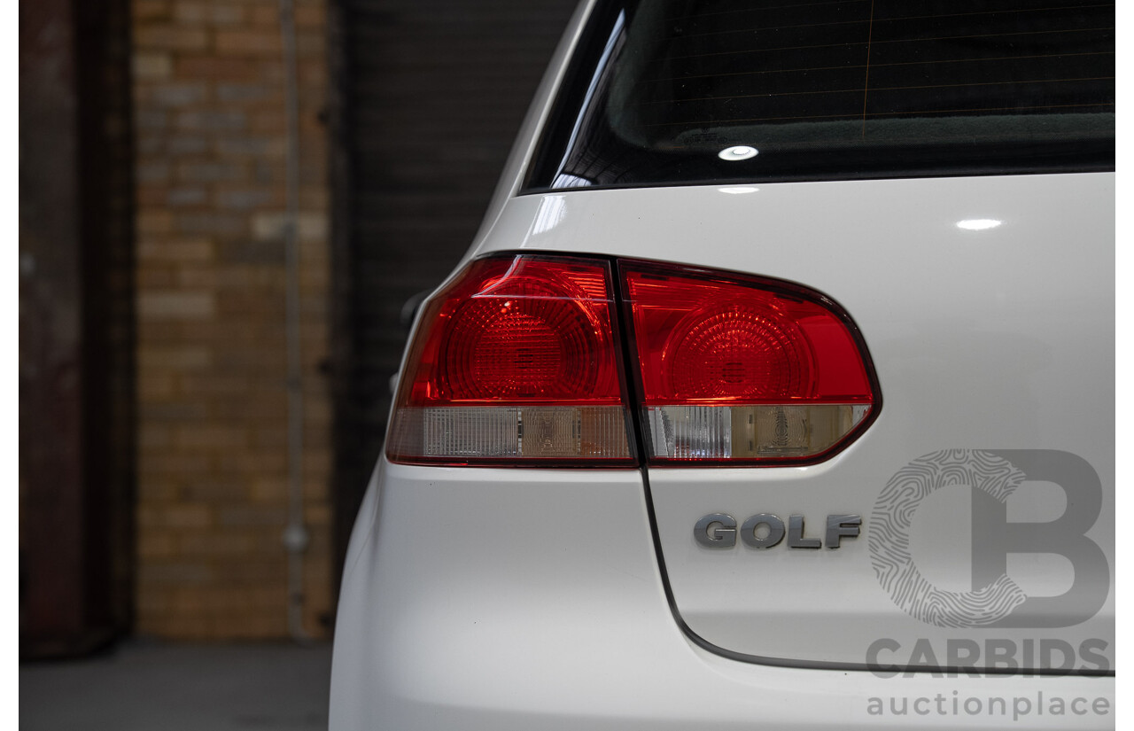 03/2012 Volkswagen Golf 77 TSI 1K MY12 5d Hatchback White 1.2L