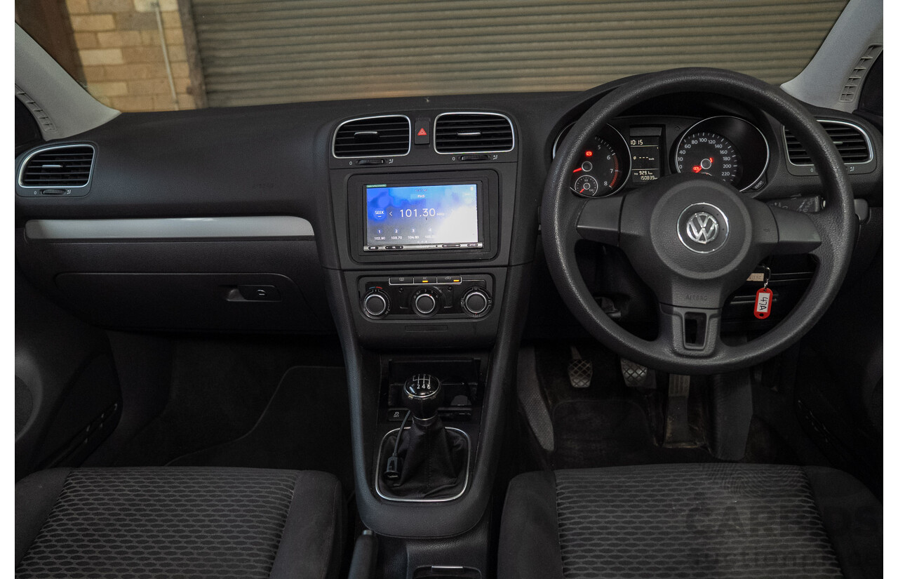 03/2012 Volkswagen Golf 77 TSI 1K MY12 5d Hatchback White 1.2L