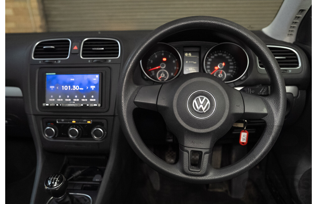 03/2012 Volkswagen Golf 77 TSI 1K MY12 5d Hatchback White 1.2L