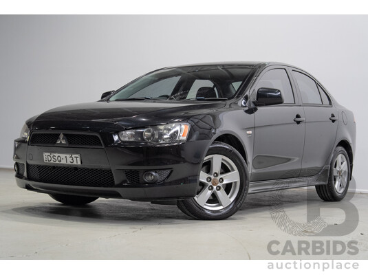 09/2007 Mitsubishi Lancer VR CJ 4d Sedan Black 2.0L