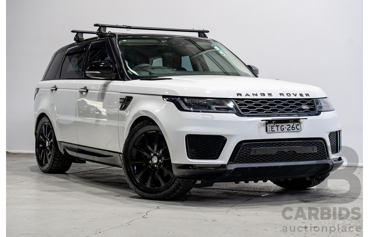 01/2018 Land Rover Range Rover Sport 3.0 SDV6 HSE (AWD) LW MY18 4d Wagon Polaris White Twin Turbo Diesel 3.0L