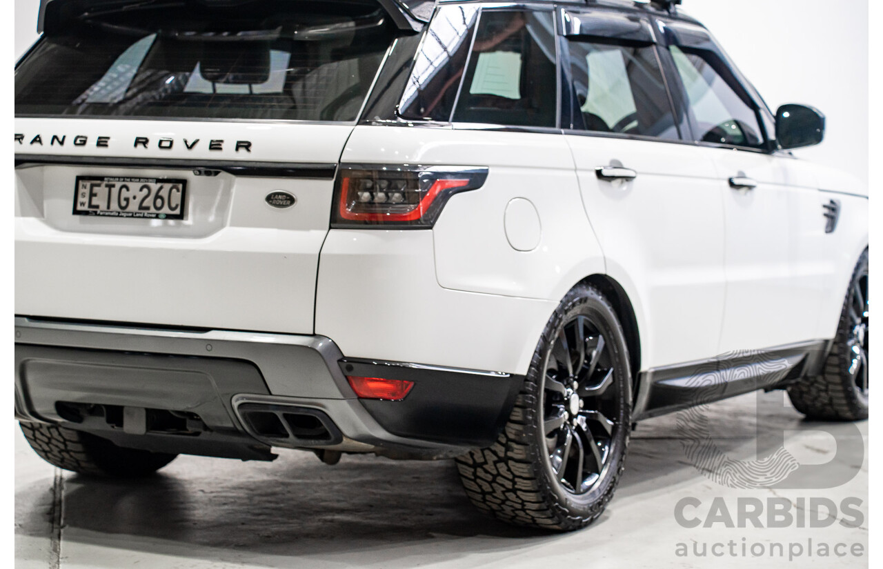 01/2018 Land Rover Range Rover Sport 3.0 SDV6 HSE (AWD) LW MY18 4d Wagon Polaris White Twin Turbo Diesel 3.0L