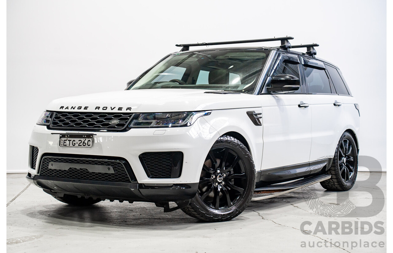 01/2018 Land Rover Range Rover Sport 3.0 SDV6 HSE (AWD) LW MY18 4d Wagon Polaris White Twin Turbo Diesel 3.0L