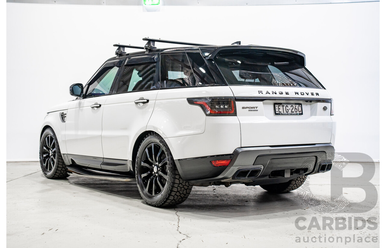 01/2018 Land Rover Range Rover Sport 3.0 SDV6 HSE (AWD) LW MY18 4d Wagon Polaris White Twin Turbo Diesel 3.0L