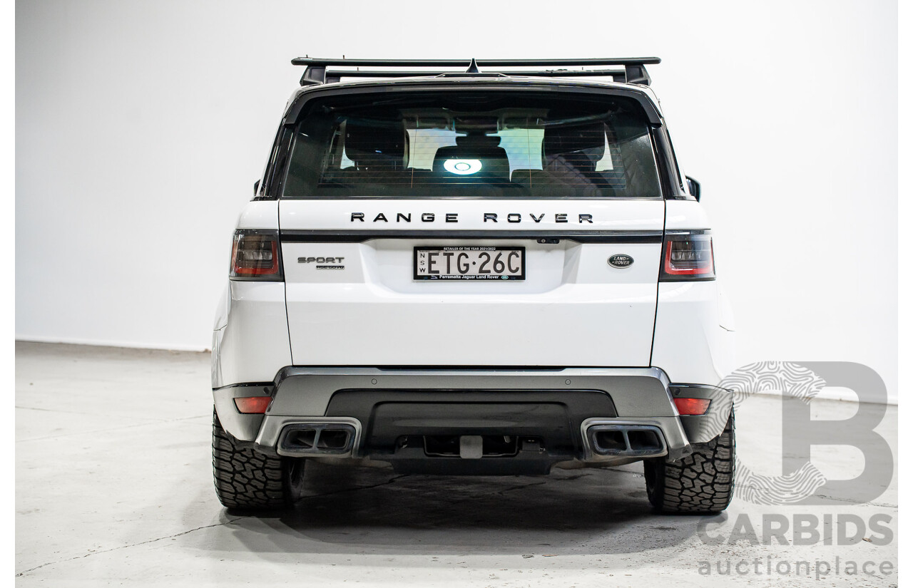 01/2018 Land Rover Range Rover Sport 3.0 SDV6 HSE (AWD) LW MY18 4d Wagon Polaris White Twin Turbo Diesel 3.0L