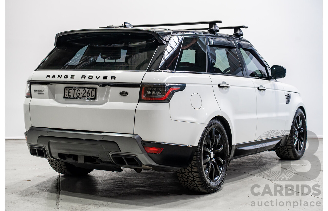 01/2018 Land Rover Range Rover Sport 3.0 SDV6 HSE (AWD) LW MY18 4d Wagon Polaris White Twin Turbo Diesel 3.0L