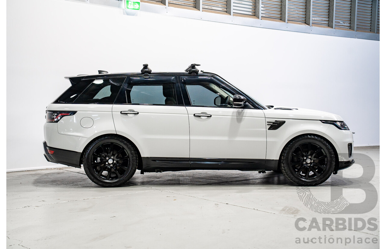 01/2018 Land Rover Range Rover Sport 3.0 SDV6 HSE (AWD) LW MY18 4d Wagon Polaris White Twin Turbo Diesel 3.0L
