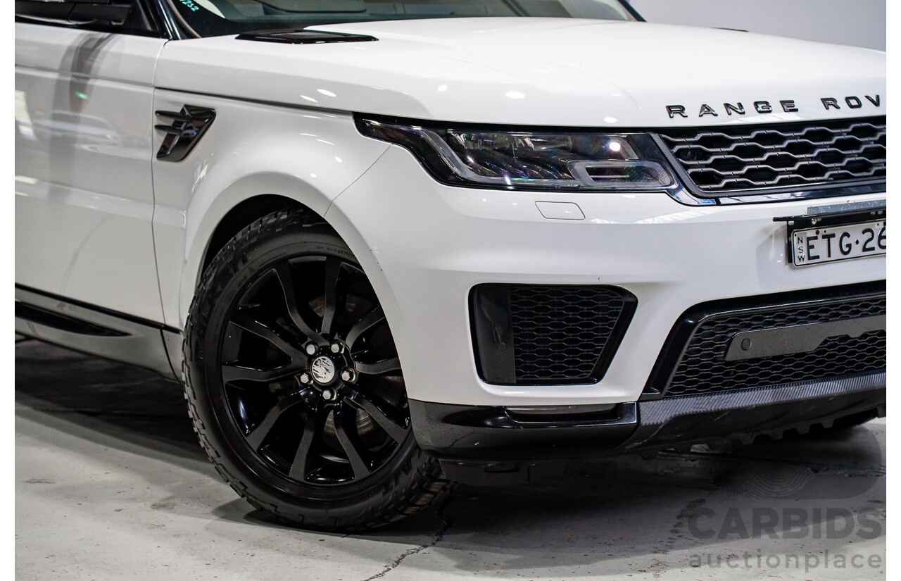 01/2018 Land Rover Range Rover Sport 3.0 SDV6 HSE (AWD) LW MY18 4d Wagon Polaris White Twin Turbo Diesel 3.0L