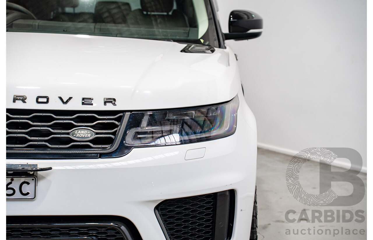 01/2018 Land Rover Range Rover Sport 3.0 SDV6 HSE (AWD) LW MY18 4d Wagon Polaris White Twin Turbo Diesel 3.0L