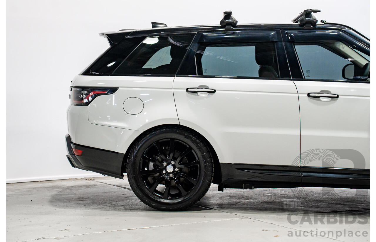 01/2018 Land Rover Range Rover Sport 3.0 SDV6 HSE (AWD) LW MY18 4d Wagon Polaris White Twin Turbo Diesel 3.0L