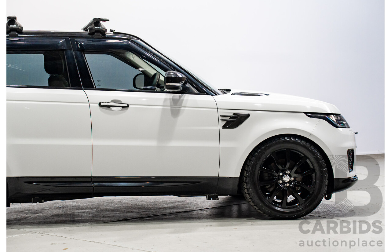 01/2018 Land Rover Range Rover Sport 3.0 SDV6 HSE (AWD) LW MY18 4d Wagon Polaris White Twin Turbo Diesel 3.0L