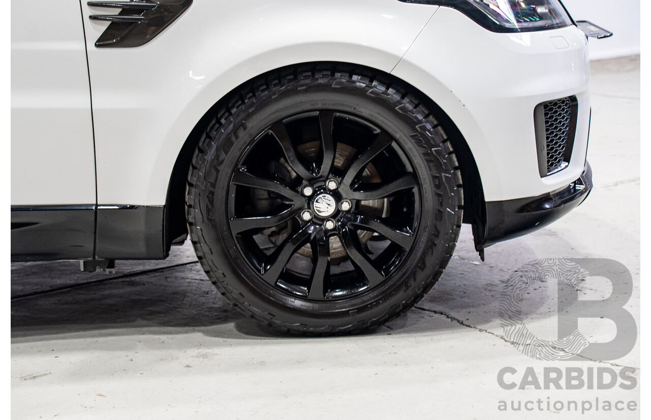 01/2018 Land Rover Range Rover Sport 3.0 SDV6 HSE (AWD) LW MY18 4d Wagon Polaris White Twin Turbo Diesel 3.0L