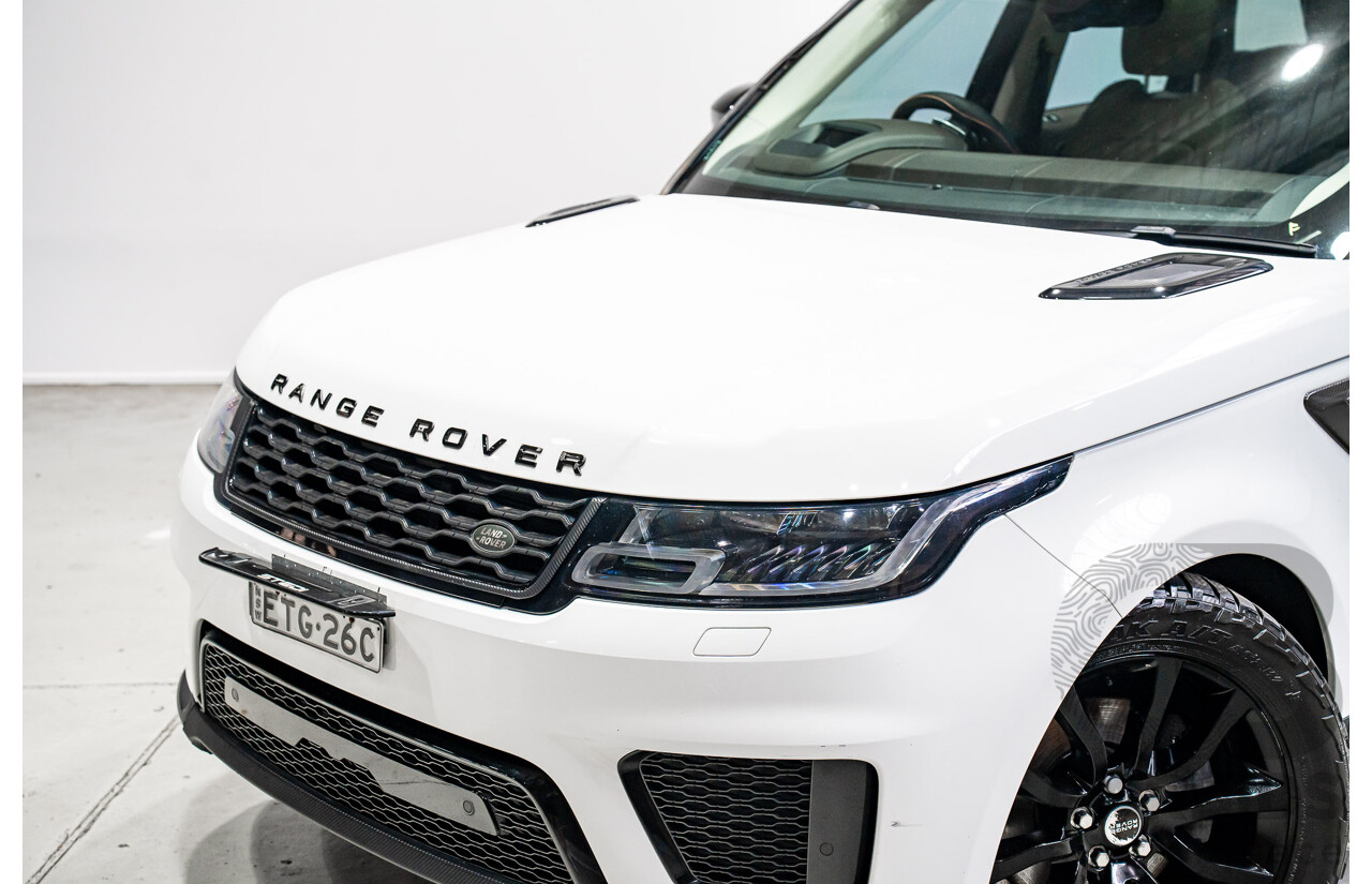 01/2018 Land Rover Range Rover Sport 3.0 SDV6 HSE (AWD) LW MY18 4d Wagon Polaris White Twin Turbo Diesel 3.0L