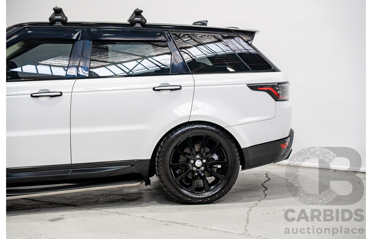 01/2018 Land Rover Range Rover Sport 3.0 SDV6 HSE (AWD) LW MY18 4d Wagon Polaris White Twin Turbo Diesel 3.0L