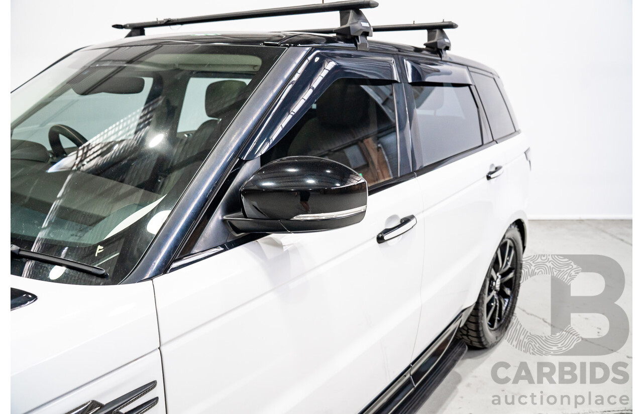 01/2018 Land Rover Range Rover Sport 3.0 SDV6 HSE (AWD) LW MY18 4d Wagon Polaris White Twin Turbo Diesel 3.0L