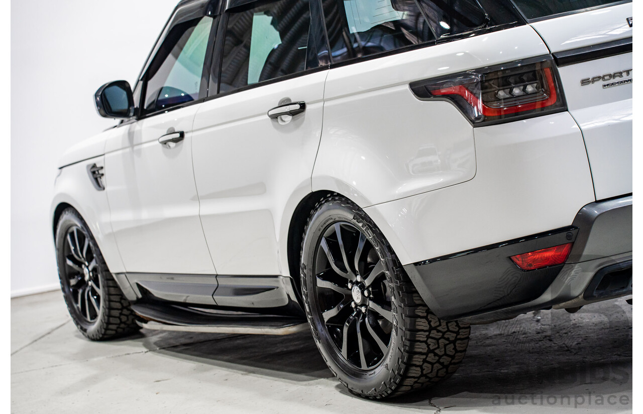 01/2018 Land Rover Range Rover Sport 3.0 SDV6 HSE (AWD) LW MY18 4d Wagon Polaris White Twin Turbo Diesel 3.0L