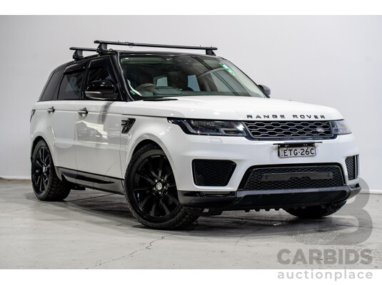 01/2018 Land Rover Range Rover Sport 3.0 SDV6 HSE (AWD) LW MY18 4d Wagon Polaris White Twin Turbo Diesel 3.0L