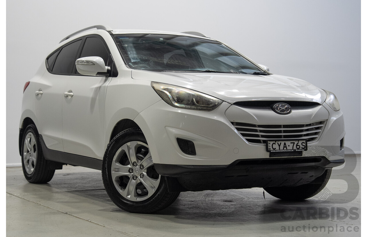 3/2015 Hyundai Ix35 Active LM Series II 4d Wagon Pure White 2.0L