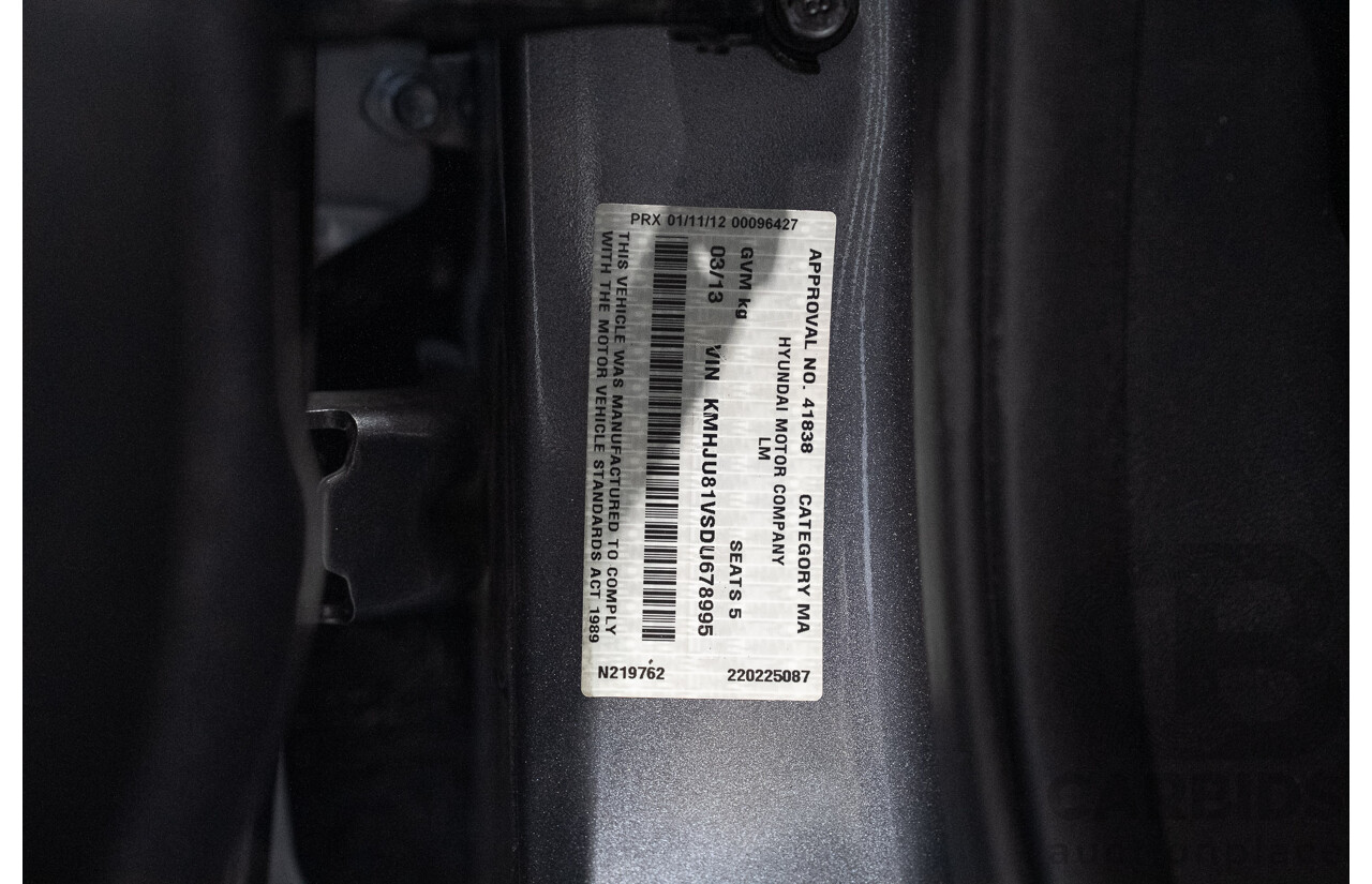 03/2013 Hyundai Ix35 Elite (AWD) LM MY13 4d Wagon Grey Titanium Turbo Diesel 2.0L