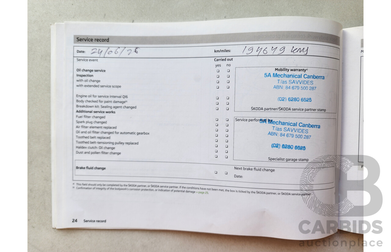 06/2014 Skoda Yeti 77 TSI (4x2) 5L MY13 4d Wagon Grey 1.2L