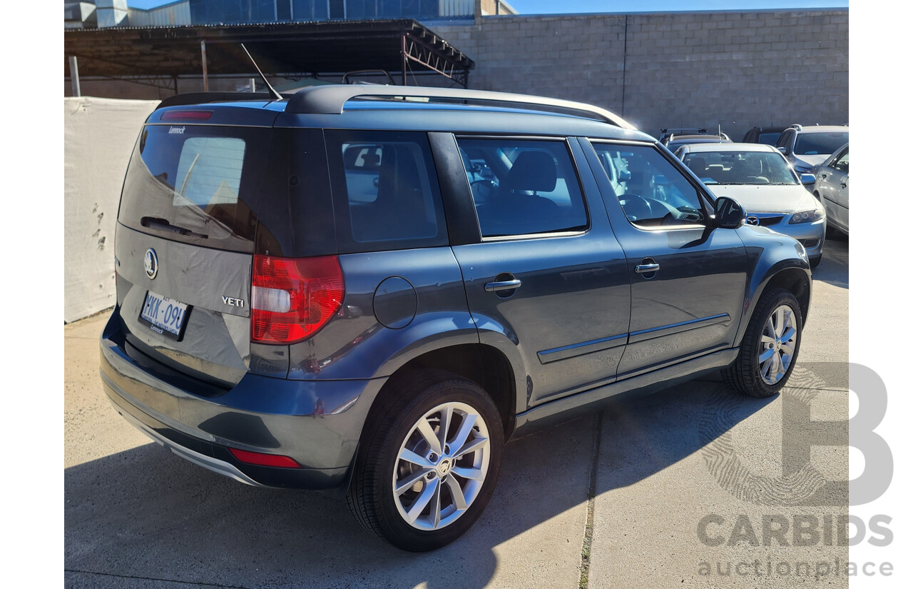 06/2014 Skoda Yeti 77 TSI (4x2) 5L MY13 4d Wagon Grey 1.2L