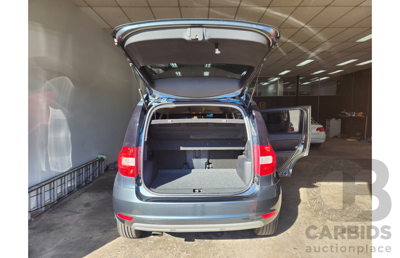 06/2014 Skoda Yeti 77 TSI (4x2) 5L MY13 4d Wagon Grey 1.2L