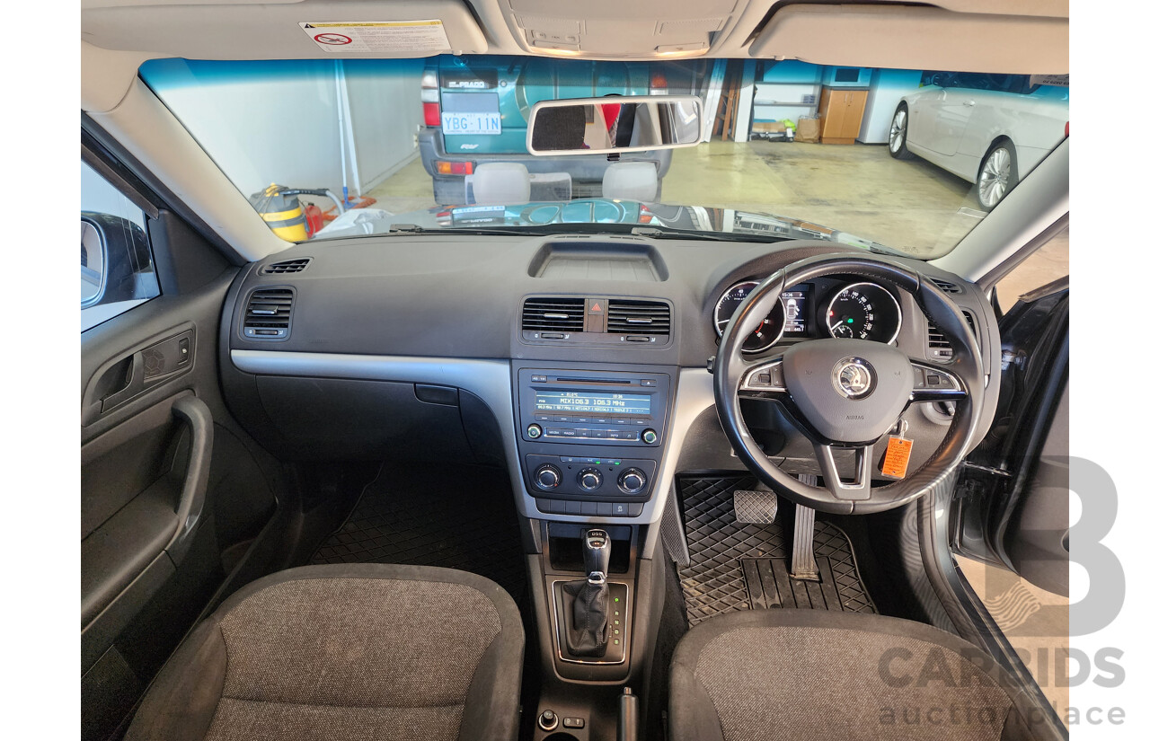 06/2014 Skoda Yeti 77 TSI (4x2) 5L MY13 4d Wagon Grey 1.2L