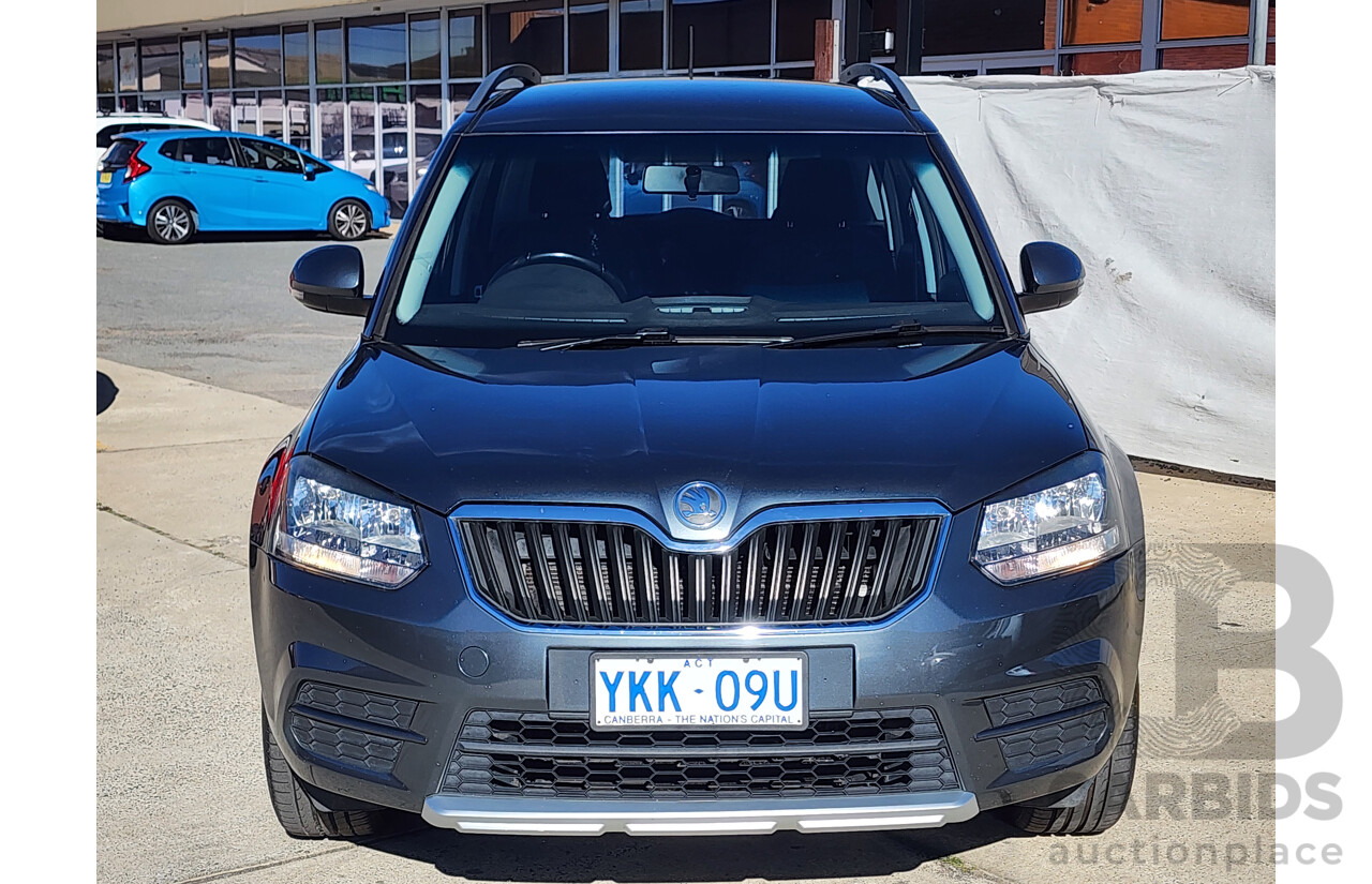 06/2014 Skoda Yeti 77 TSI (4x2) 5L MY13 4d Wagon Grey 1.2L