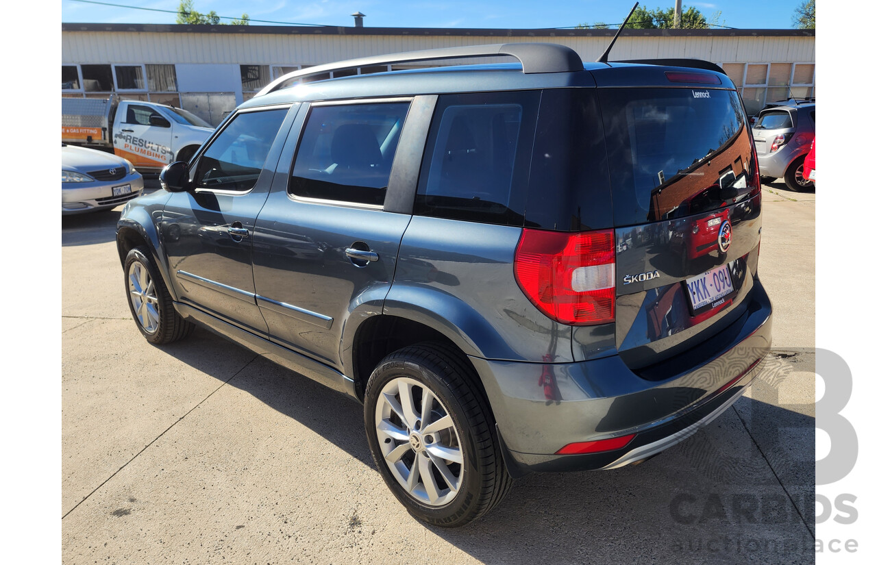 06/2014 Skoda Yeti 77 TSI 5L MY13 4d Wagon Grey 1.2L