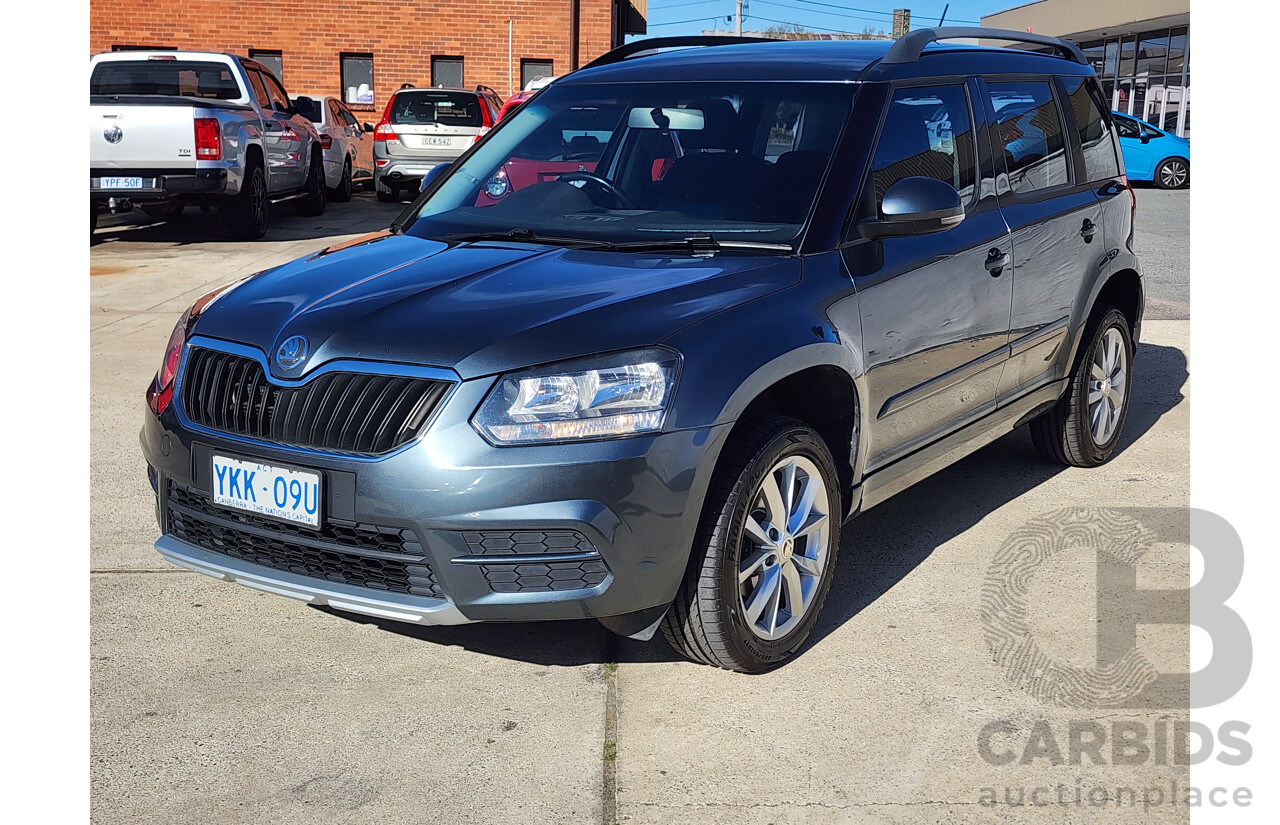 06/2014 Skoda Yeti 77 TSI (4x2) 5L MY13 4d Wagon Grey 1.2L