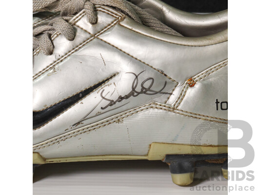 NRL Record 430-Game Player & Australian Captain Cameron Smith - Signed Nike Total 90 Football Boot