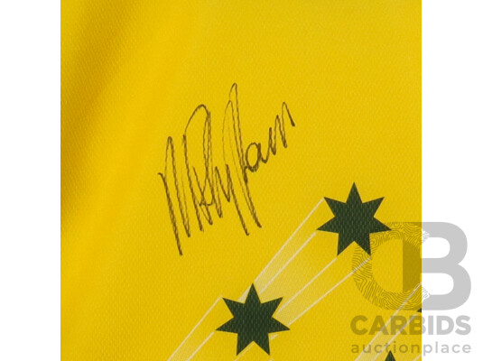 Australian Test Cricket Fast Bowler Ryan Harris Signed Fila Jersey