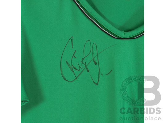 World No. 1 & Four-Time Grand Slam Champion Kim Clijsters Signed Fila Tennis Shirt - With COA