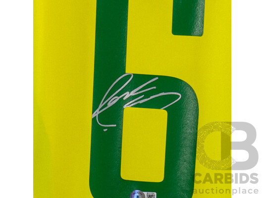 2002 Fifa World Cup Champion & Brazilian Football Legend Roberto Carlos Signed Nike Jersey - With Beckett Authentication