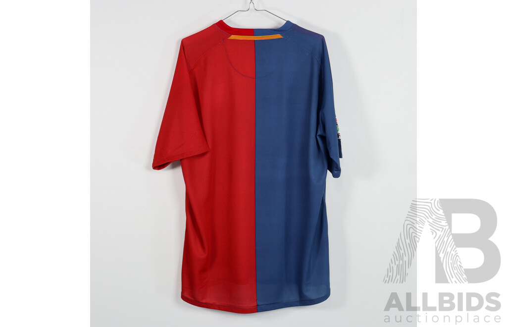 2008/09 Treble-Winning FC Barcelona Era Multi-Signed Nike Football Jersey