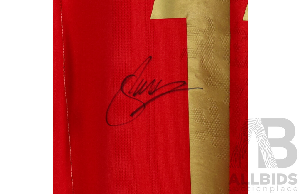 Three -Time Fifa World Cup Player & England International Joe Cole Signed Umbro Jersey - With COA