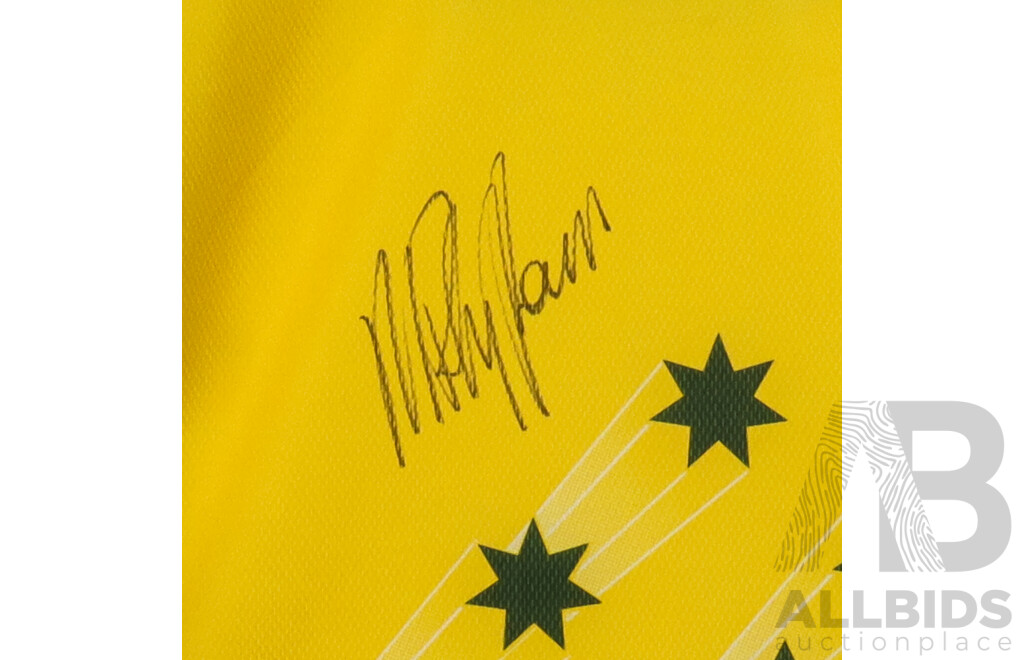 Australian Test Cricket Fast Bowler Ryan Harris Signed Fila Jersey
