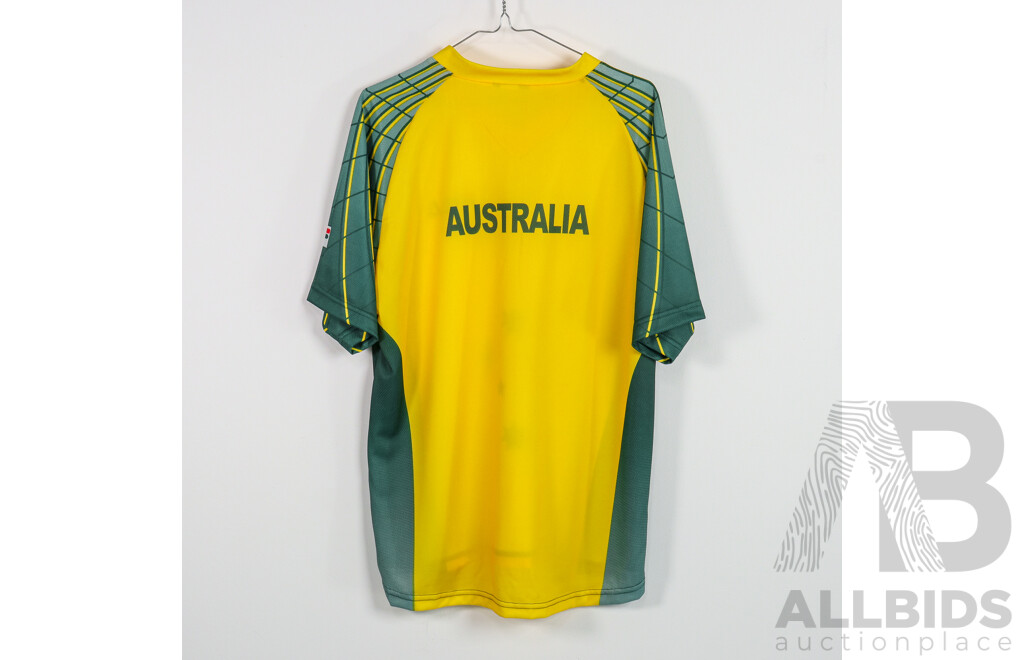 Australian Test Cricket Fast Bowler Ryan Harris Signed Fila Jersey